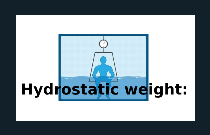 Hydrostatic weight: 